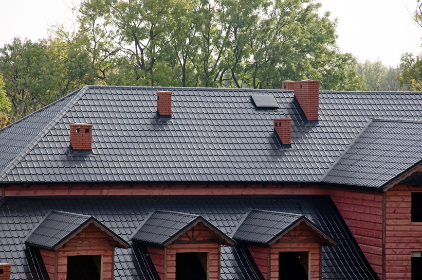 Photo of roof of new building